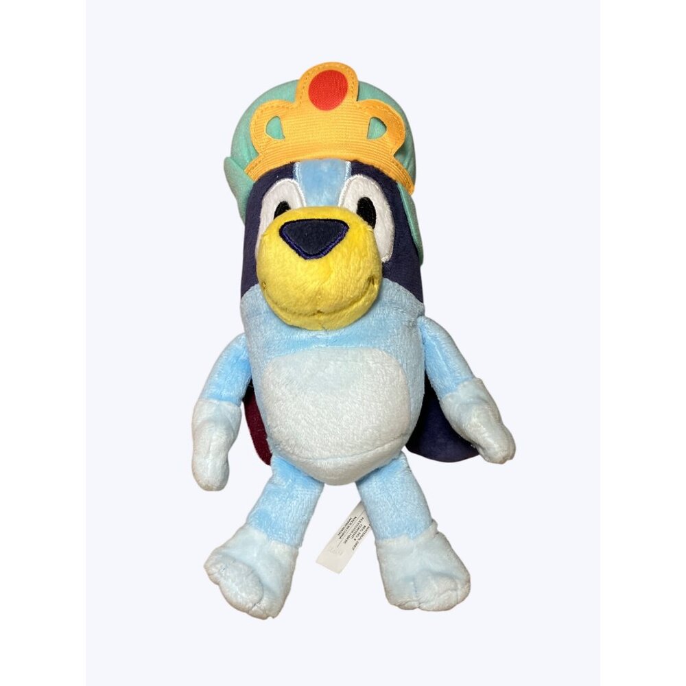 Bluey Royalty Plush Character with Crown Cuddly Toy